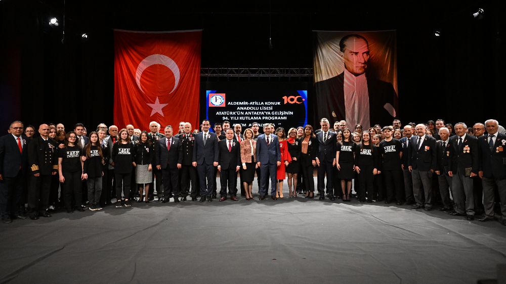 Atatürk'ün Antalya'ya gelişinin 94. Yıldönümü törenle kutlandı