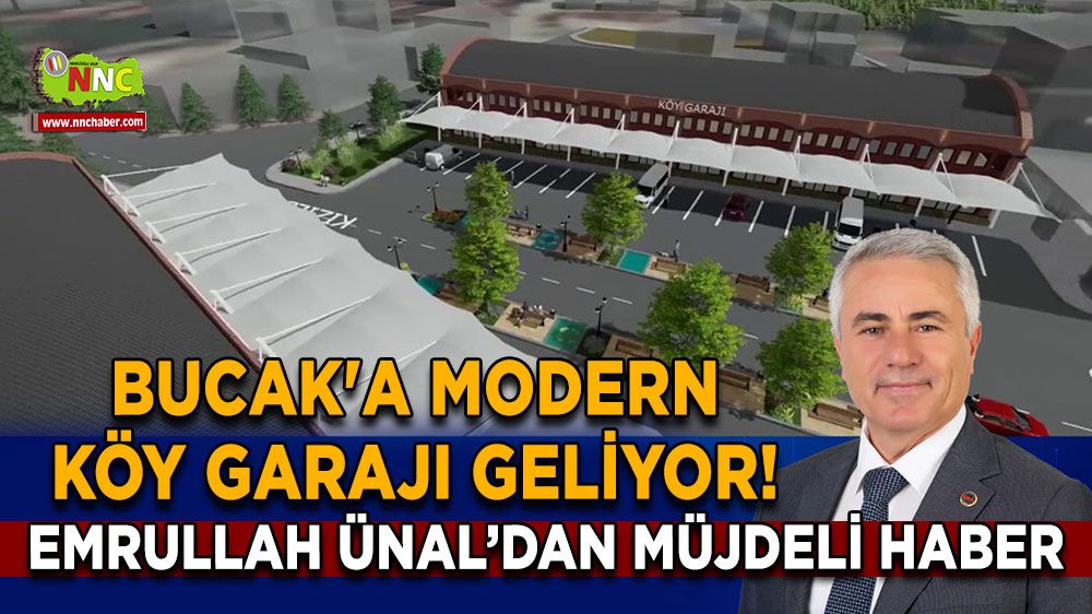 Bucak'a Modern Köy Garajı Geliyor! Emrullah Ünal'dan Müjdeli Haber