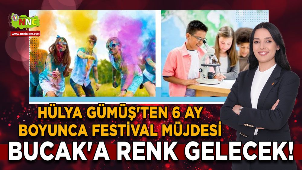 Bucak'a Renk Gelecek! Hülya Gümüş'ten 6 Ay Boyunca Festival Müjdesi