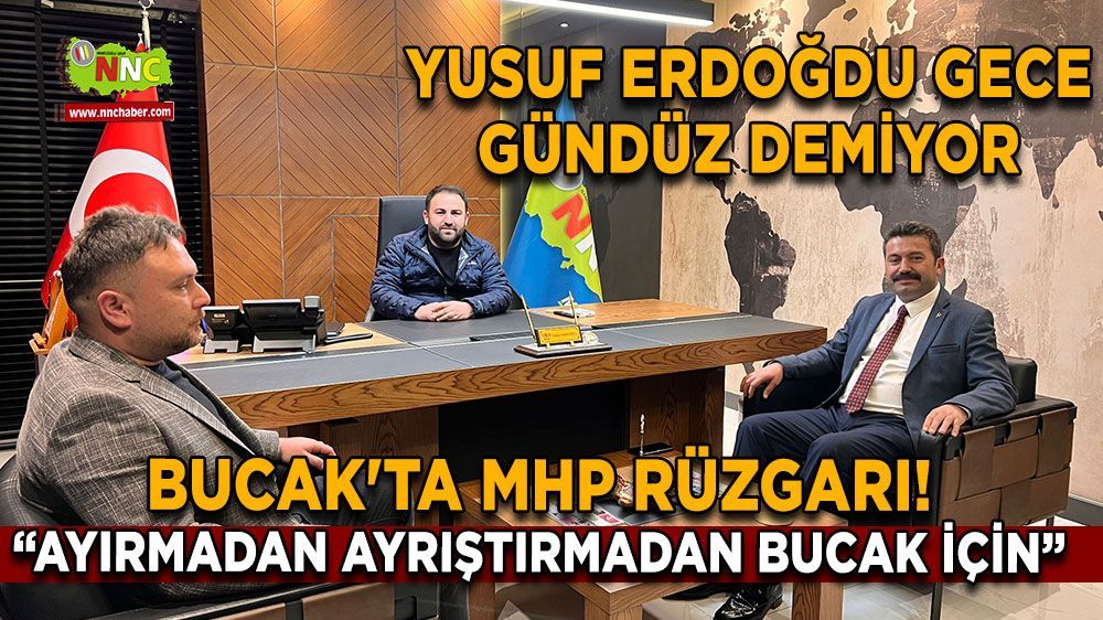 Bucak Belediye Başkan Adayı Yusuf Erdoğdu Rüzgar Estiriyor!