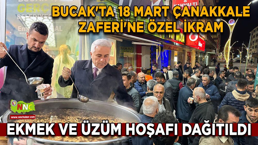 Bucak'ta 18 Mart Çanakkale Zaferi'ne Özel İkram