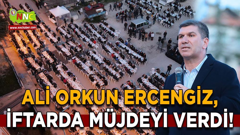 Burdur Belediye Başkanı Ercdengiz'den Müjde!