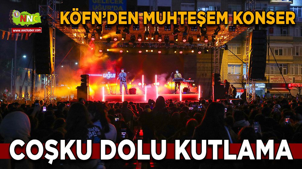 Burdur'da Coşku Dolu Ata'ya Saygı Yürüyüşü ve KÖFN Konseri