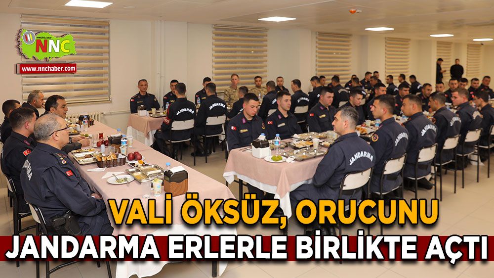 Burdur'da Jandarma Erlerle Birlik ve Beraberlik İftarı