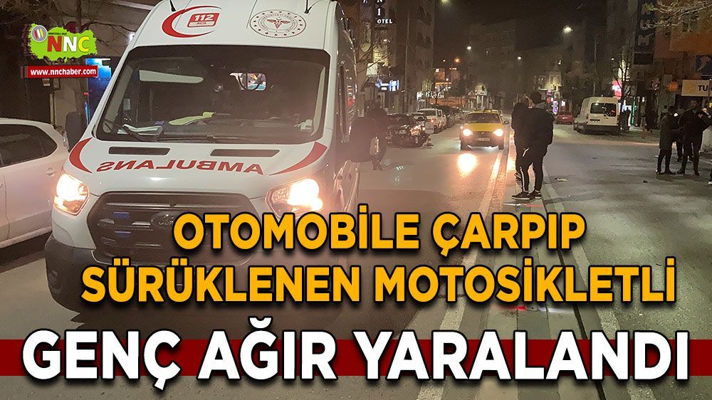 Burdur'da Kaza: Ehliyetsiz Motosikletli Ağır Yaralandı
