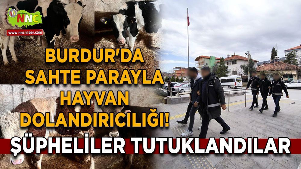 Burdur'da Sahte Parayla Hayvan Dolandırıcılığı! 2 Kişi Tutuklandı