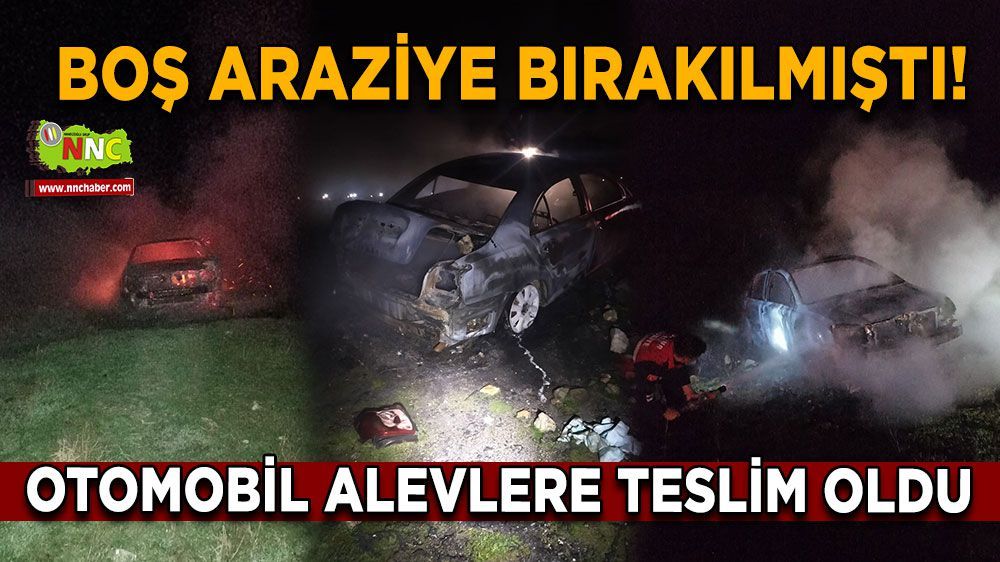Burdur Haber - Burdur'da otomobil alevlere teslim oldu
