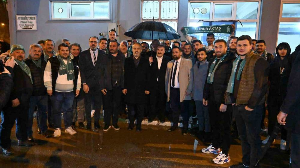Bursa Büyükşehir Belediye Başkanı Alinur Aktaş ziyaretlere devam ediyor