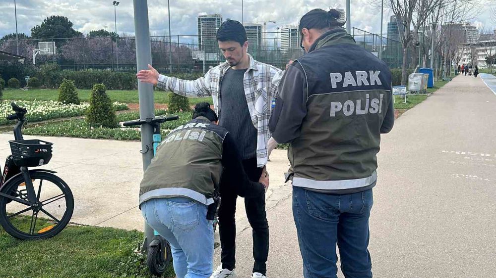 Bursa’da  İl Emniyet Müdürlüğü’ne bağlı ekipler "Huzurlu Parklar" uygulaması gerçekleştirdi