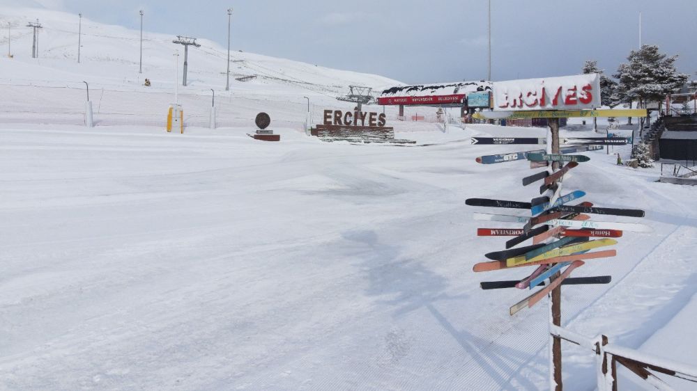 Erciyes Dağı'nda Mart Ayında Kar Kalınlığı 120 Santimetreye Yükseldi - Haberler