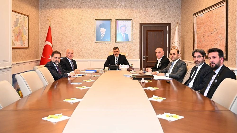 Erzurum Valisi başkanlığında 2. Organize Sanayi Bölgesi Mart ayı Yönetim Kurulu Toplantısı