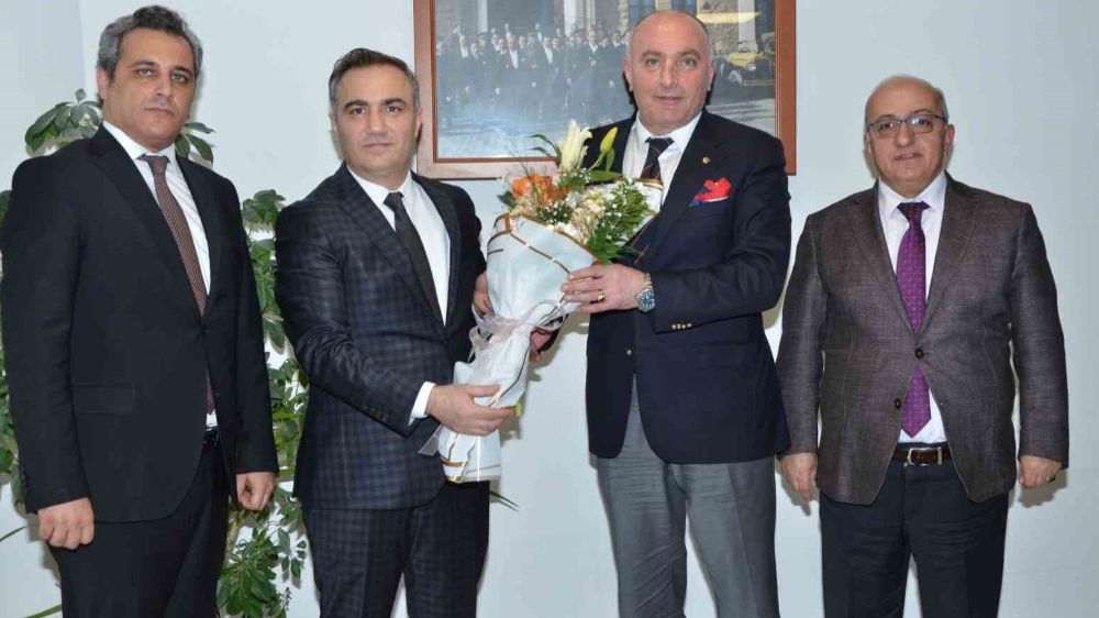 Erzurum Vergi Dairesi Başkanı, ETSO Başkanını Ziyaret Etti