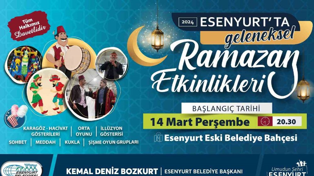 Esenyurt'ta Ramazan Ayı Coşkusu: Geleneksel Gösteriler ve Sokak İftarları Başlıyor!