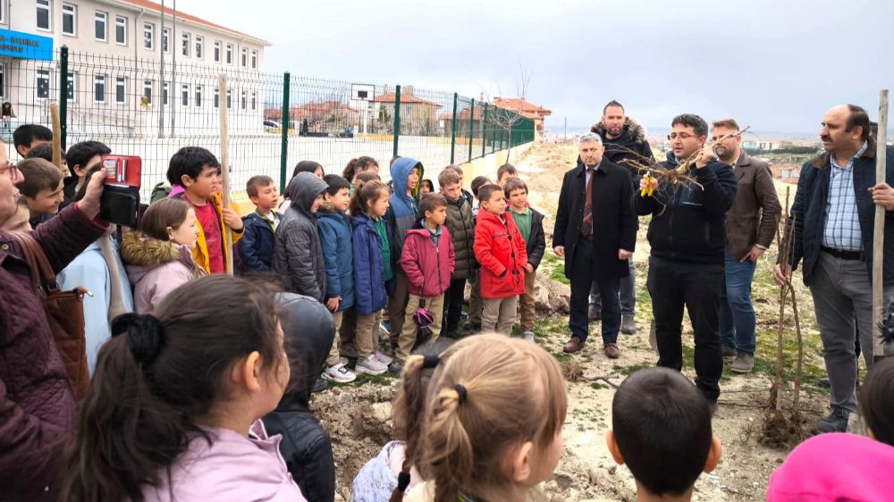 İscehisar Karamehmet İlkokulu'nda Fidan Dikme Etkinliği - Haberler