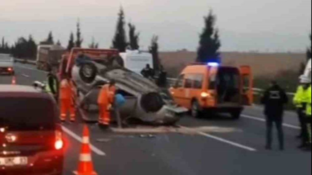 İzmir’de feci kaza; 1 ölü 1 yaralı 