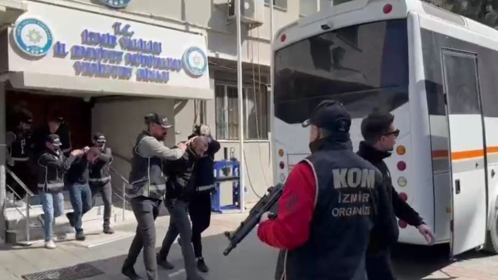 İzmir’deki suç örgütlerine nefes aldırılmadı; 15 tutuklu