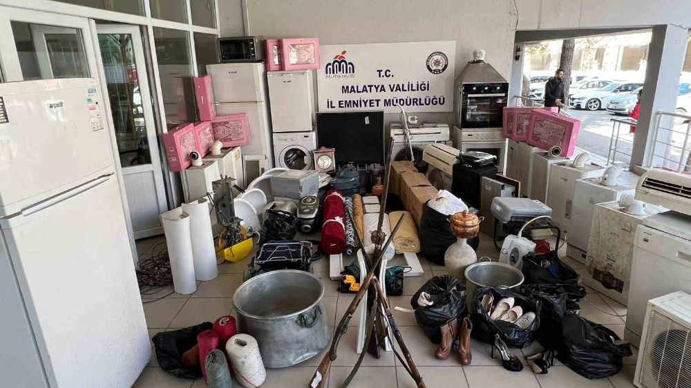 Malatya’da Organize hırsızlık çetesi çökertildi