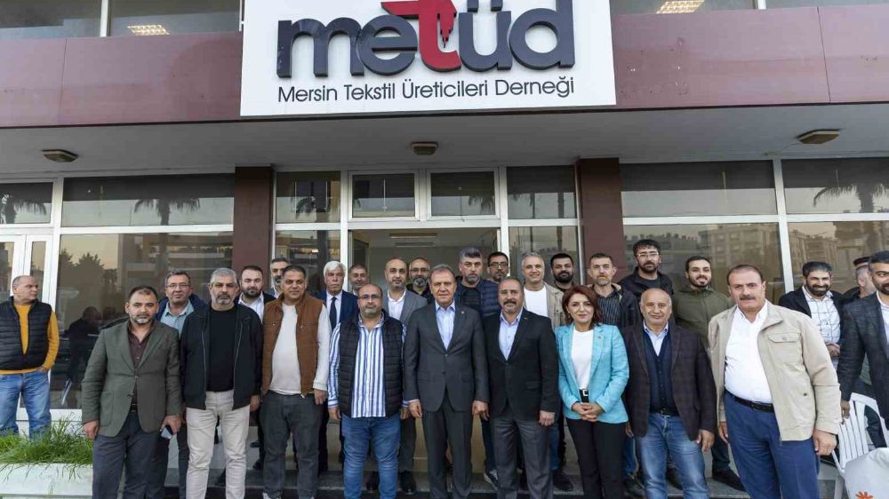 Mersin Büyükşehir Belediye Başkanı, tekstilcilerle buluştu