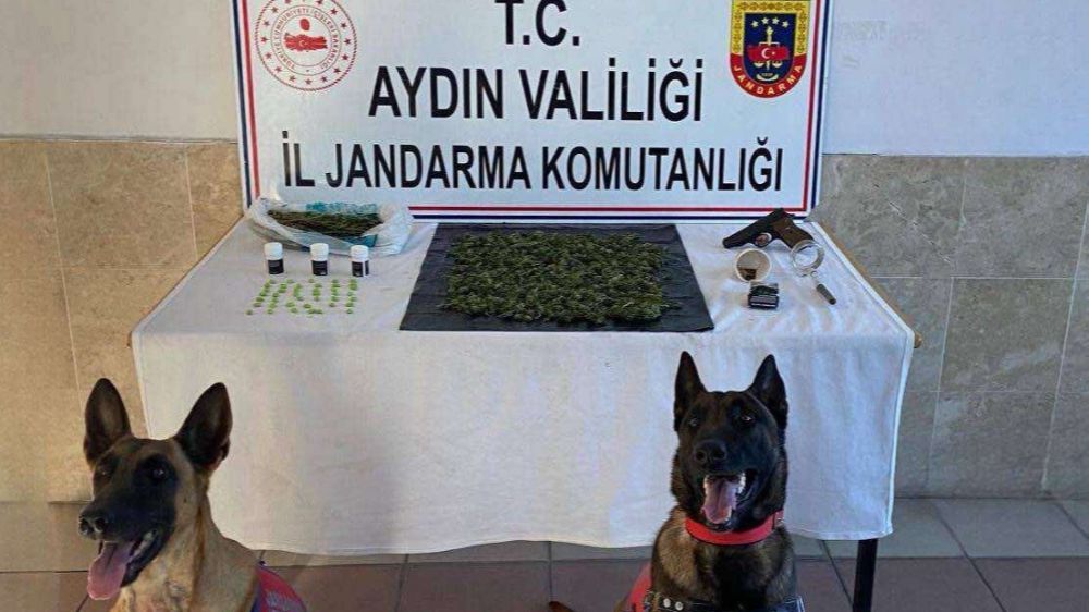 Nazilli’de uyuşturucuya geçit yok;  2 şüpheli gözaltına alındı