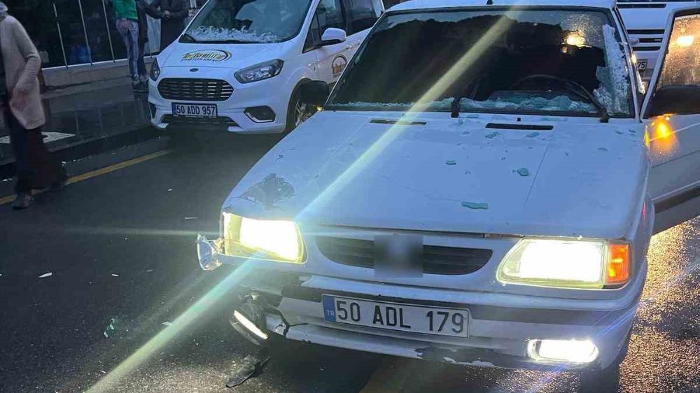 Nevşehir'de Otomobil Çarpmasıyla Trafik Kazası