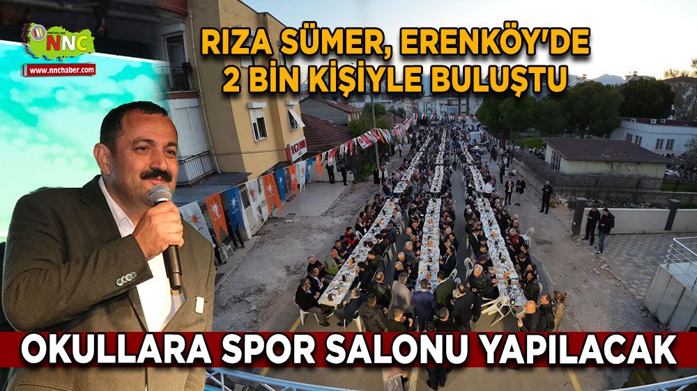 Rıza Sümer, Erenköy'de 2 Bin Kişiyle Buluştu