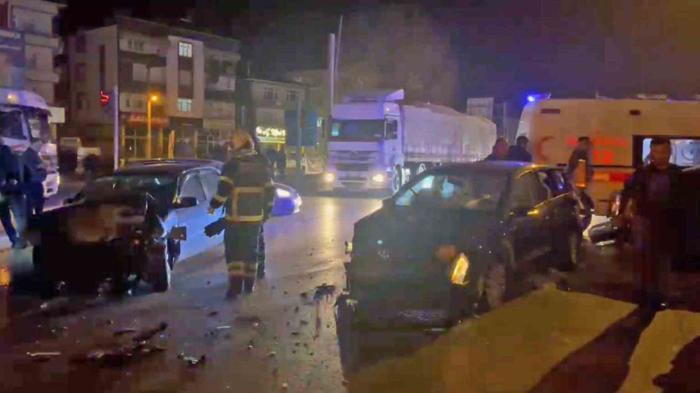 Samsun’da korkunç kaza; 5 kişi yaralandı