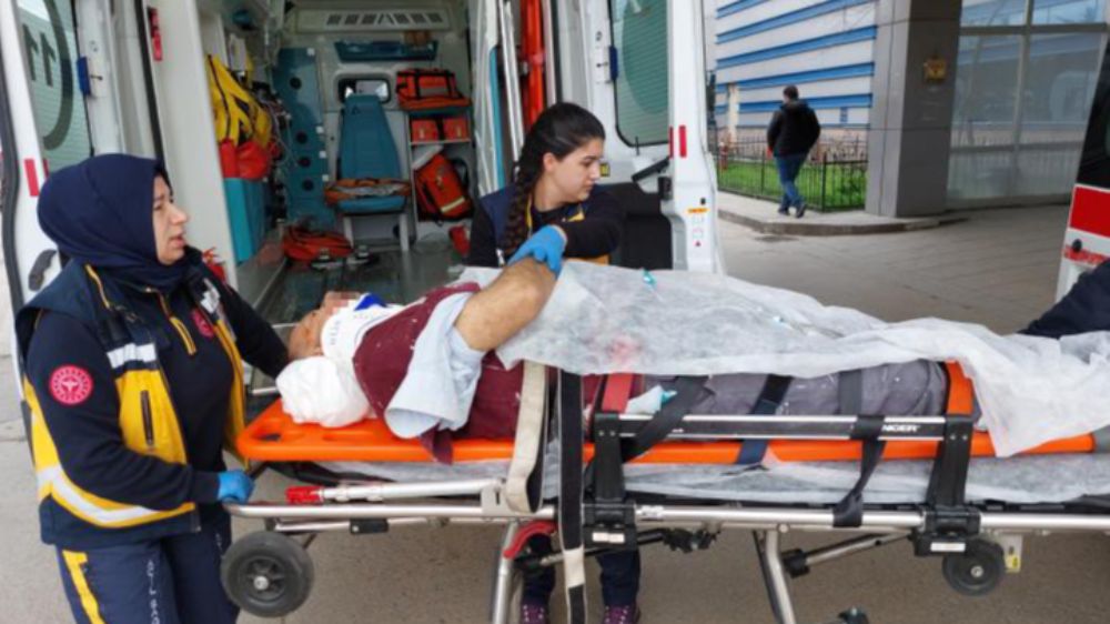 Samsun’da korkunç kaza; kişi yaralandı