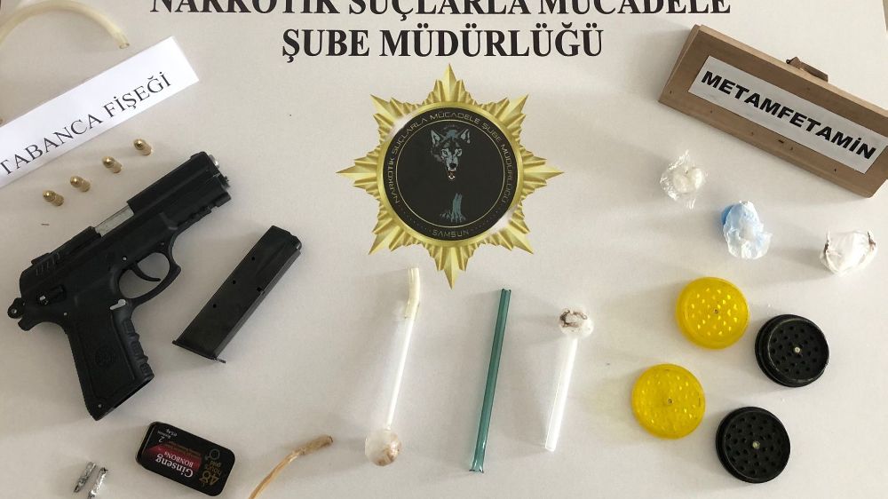 Samsun'da narkotik operasyonu; 2 gözaltı