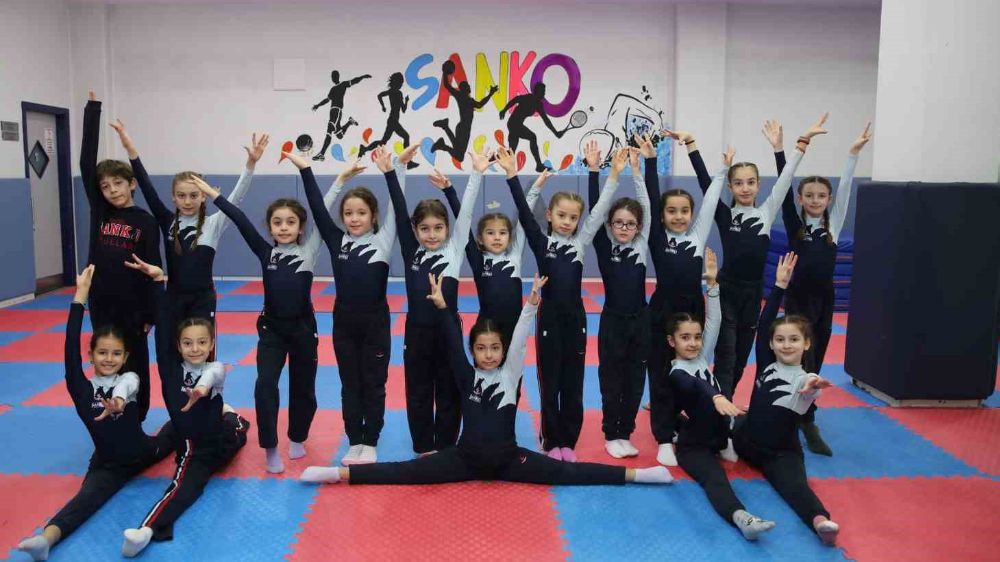 SANKO Okulları'nın Artistik Jimnastik Başarısı: İl Müsabakasında Zirvede!