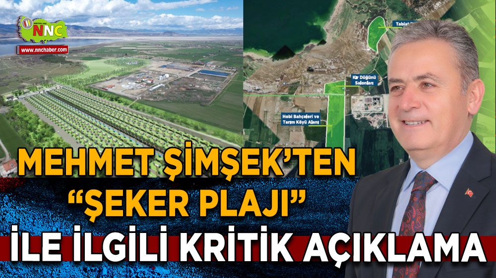 Şeker Plajı Yeniden Canlanacak! Mehmet Şimşek'ten Yeni Proje