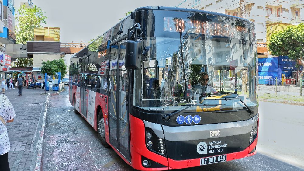 Antalya'da  otobüsler 1 Mayıs İşçi Bayramı’nda ücretsiz 