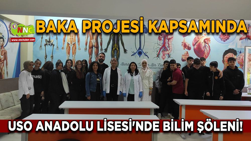 BAKA Projesi Kapsamında Uso Anadolu Lisesi'nde Bilim Şöleni!