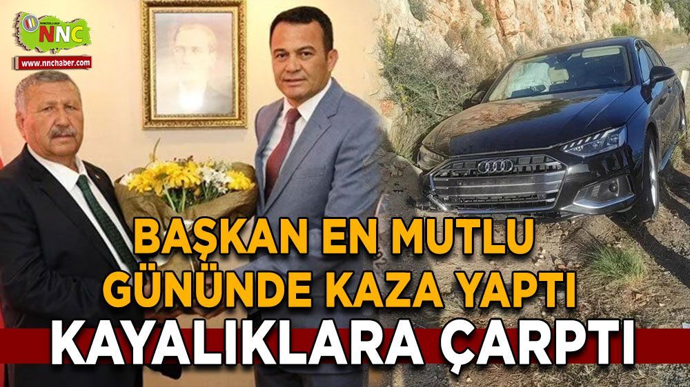 Başkan Demirhan En Mutlu Gününde Kaza Yaptı