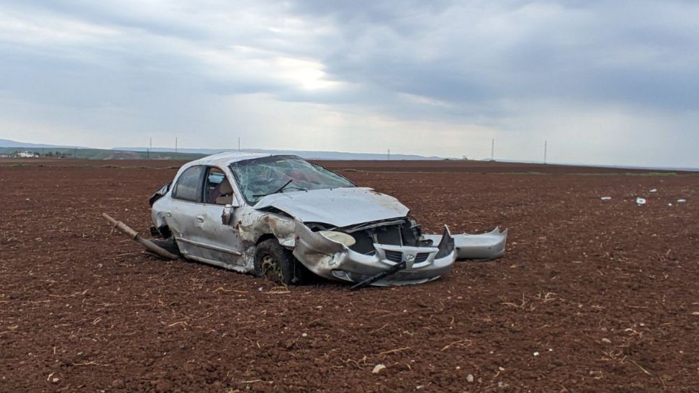 Bismil'de Otomobil Şarampole Uçtu: 4 Yaralı - Haberler 