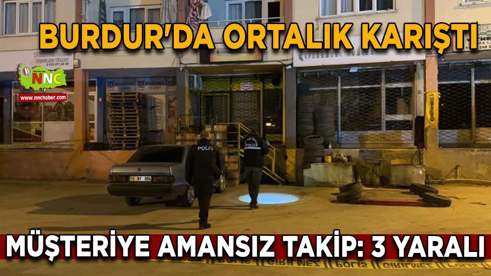 Burdur'da Alkollü Mekan Kavgası: Silahlı Saldırıda 3 Yaralı!