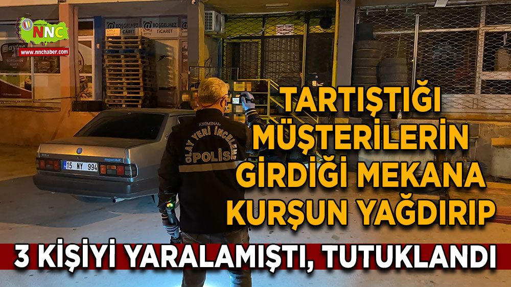 Burdur'da alkollü mekana kurşun yağdırmıştı! İşletme sahibi tutuklandı