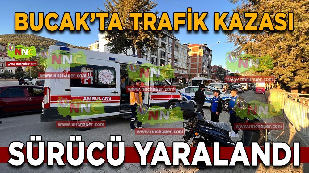 Burdur'da Motor Kazası: Yaralı Sürücü Hastaneye Kaldırıldı!