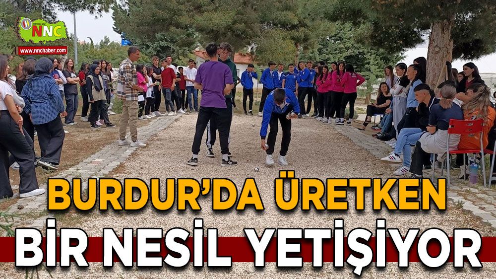 Burdur'da 'Üretken Bir Nesil Yetişiyor' Projesi Kapsamında Spor Müsabakaları Düzenlendi!