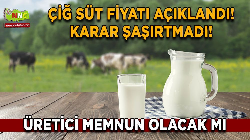 Çiğ Süt Fiyatına Zam! Mayıs Ayında Litre Fiyatı 14,65 TL'ye Çıktı!