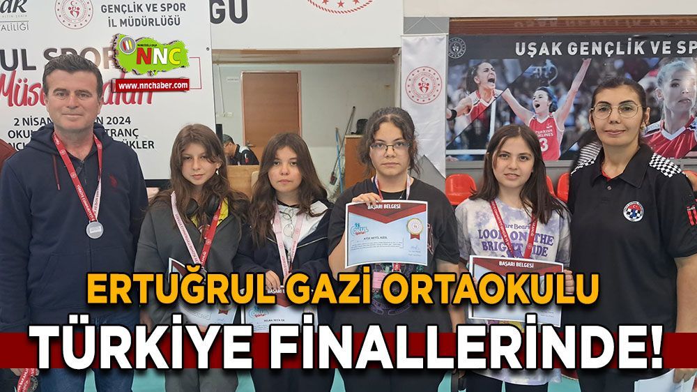 Ertuğrul Gazi Ortaokulu Türkiye Satranç Finalinde Burdur'u Temsil Edecek