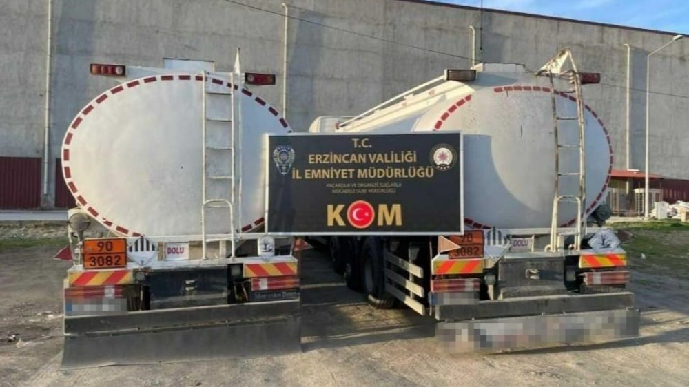Erzincan'da Kaçak Akaryakıt Operasyonu: 2 Tanker Sürücüsü Gözaltında!