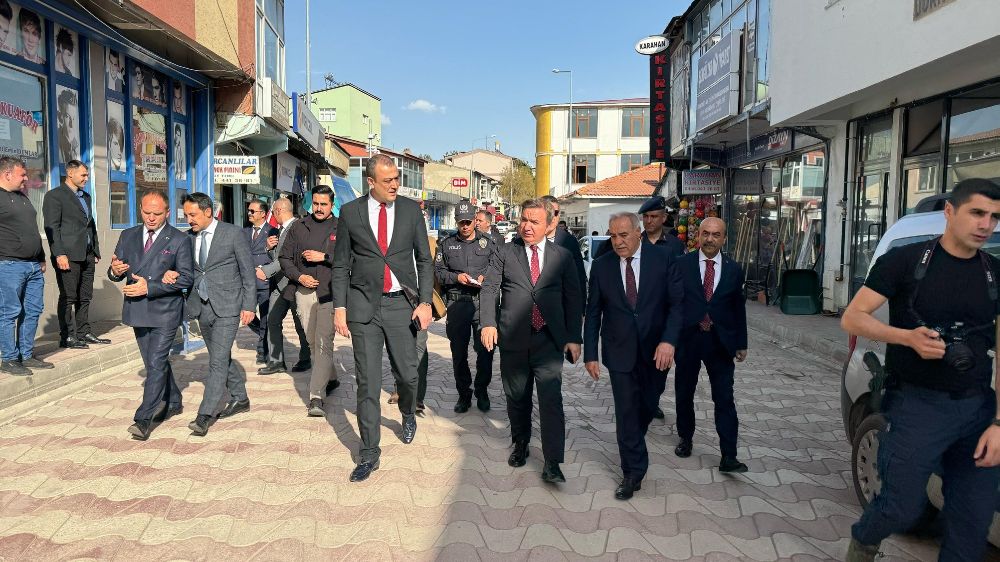 Erzincan Valisi Hamza Aydoğdu  Tercan'da 