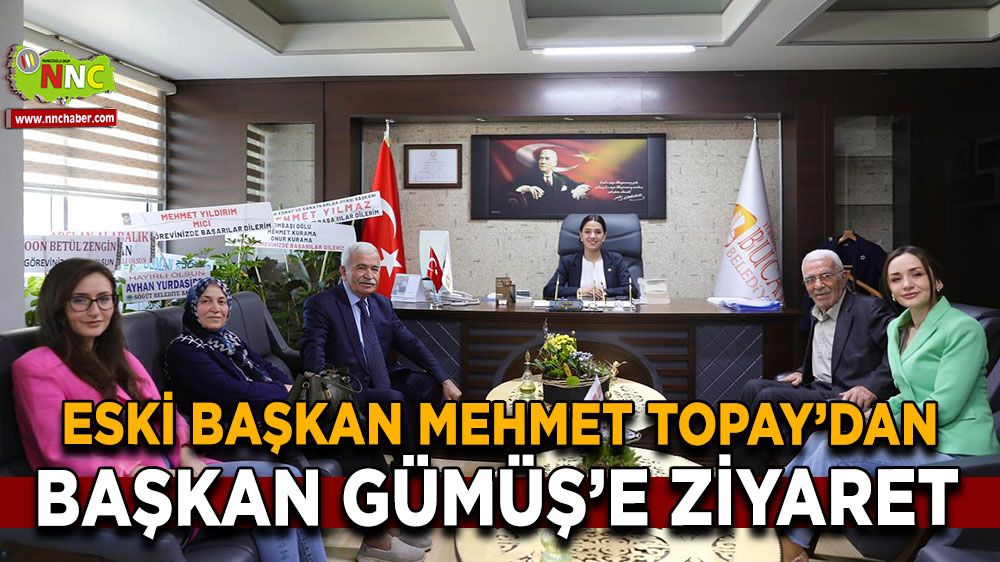 Eski Başkan Mehmet Topay'dan Başkan Gümüş'e ziyaret 