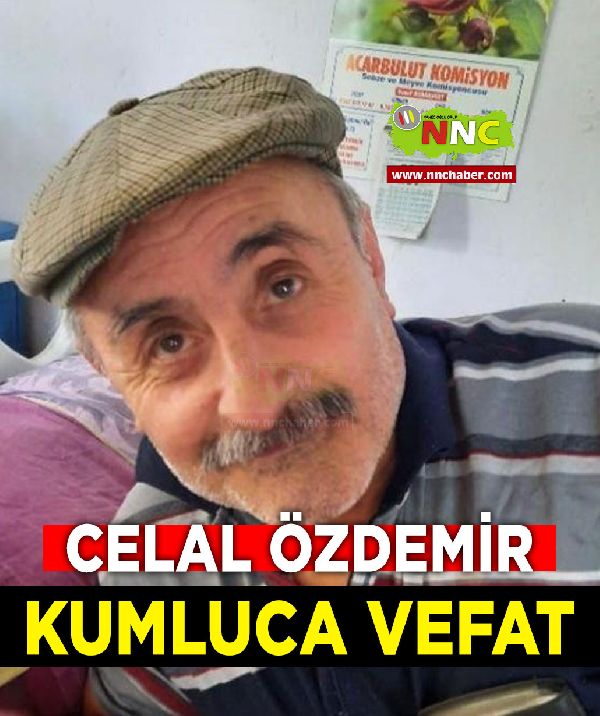 Kumluca Vefat Celal Özdemir 