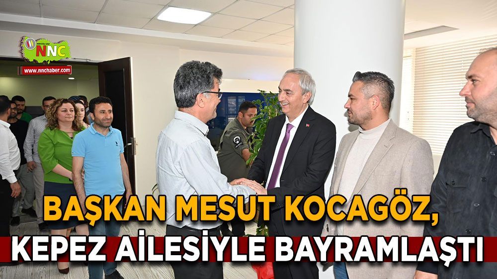 Mesut Kocagöz, Kepez Belediyesi Çalışanlarına Bayram Kutladı 