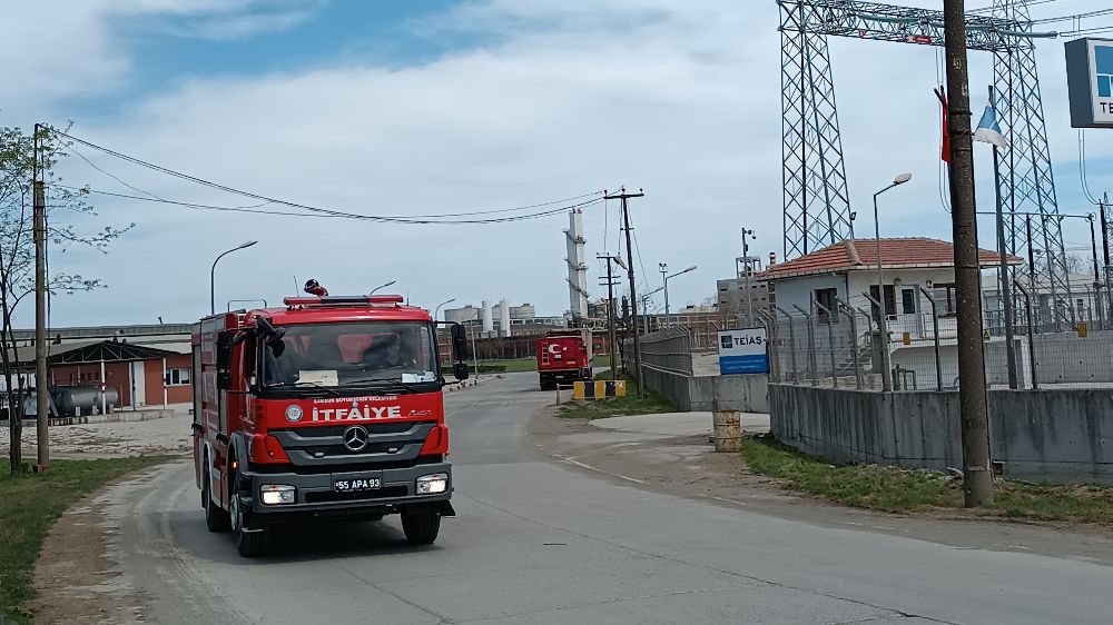 Samsun’da fabrika yangını paniğe neden oldu