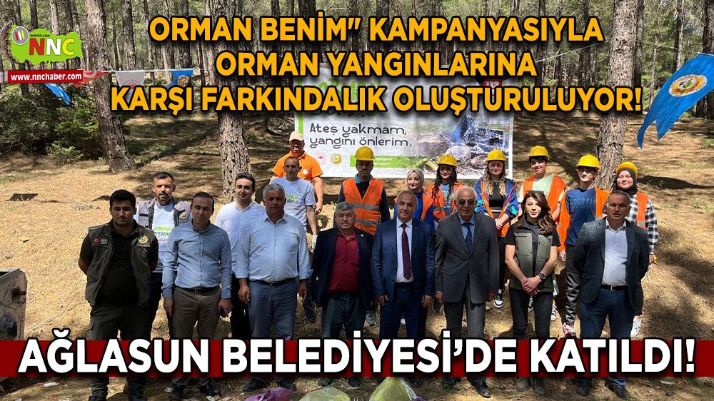 Ağlasun Belediyesi ''Orman Benim'' Kampanyasına Katıldı!