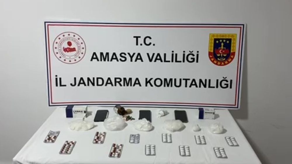 Amasya'da uyuşturucu operasyonu