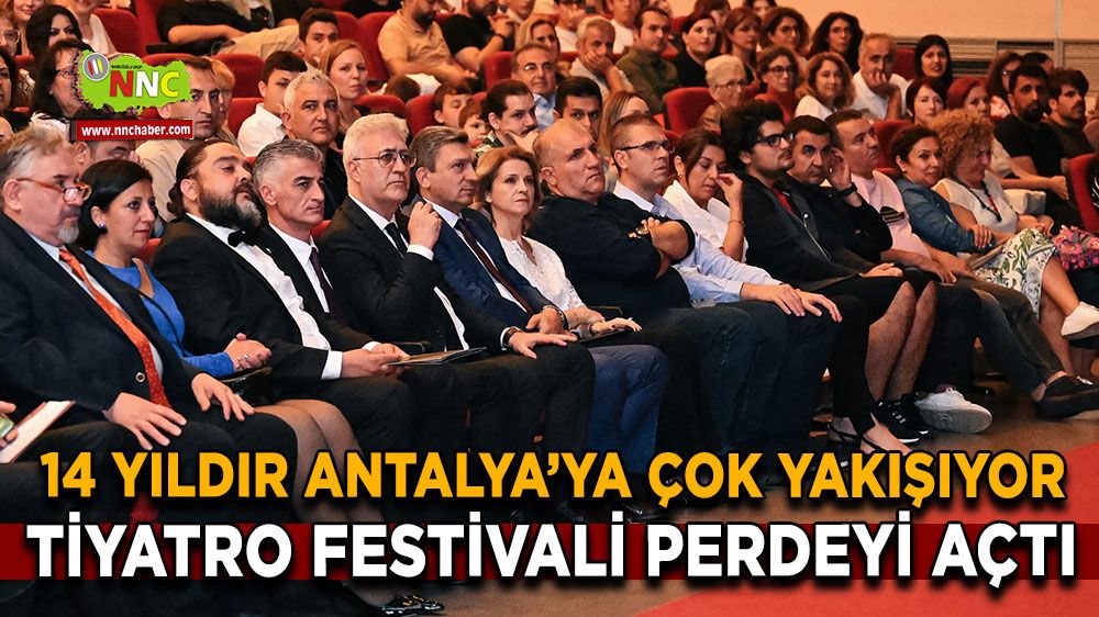 Antalya 14. Uluslararası Tiyatro Festivali Kapılarını sanat severlere açtı 