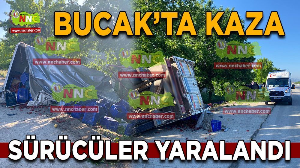 Antalya Burdur karayolunda kaza; 2 kişi yaralandı 